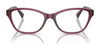 Vogue VO5516B Eyeglasses / Transparent Light Brown №2990 / Size 53