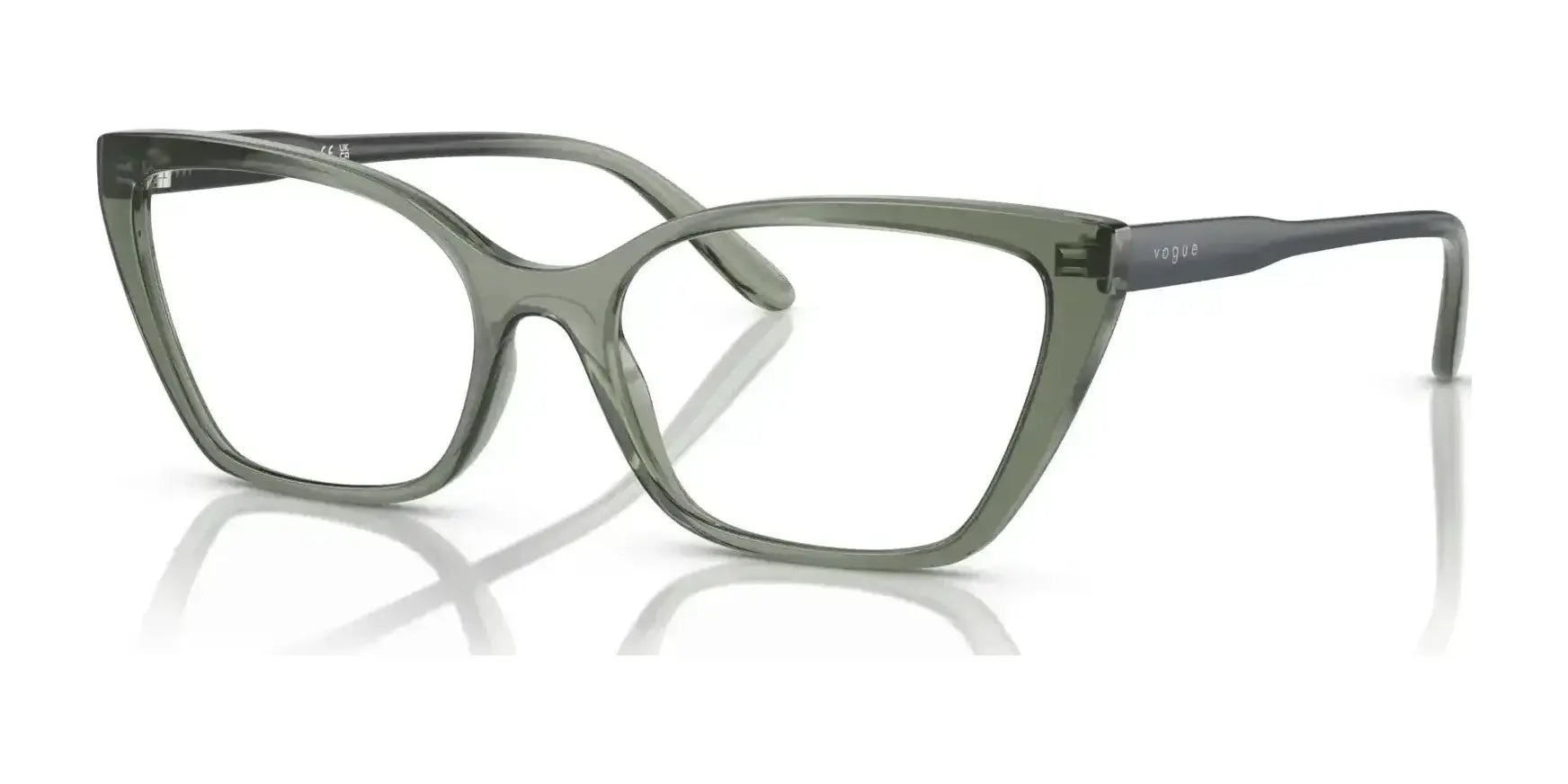 Vogue VO5519 Eyeglasses Transparent Mallard Green