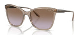 Vogue VO5520S Sunglasses Transparent Caramel / Violet Gradient Brown