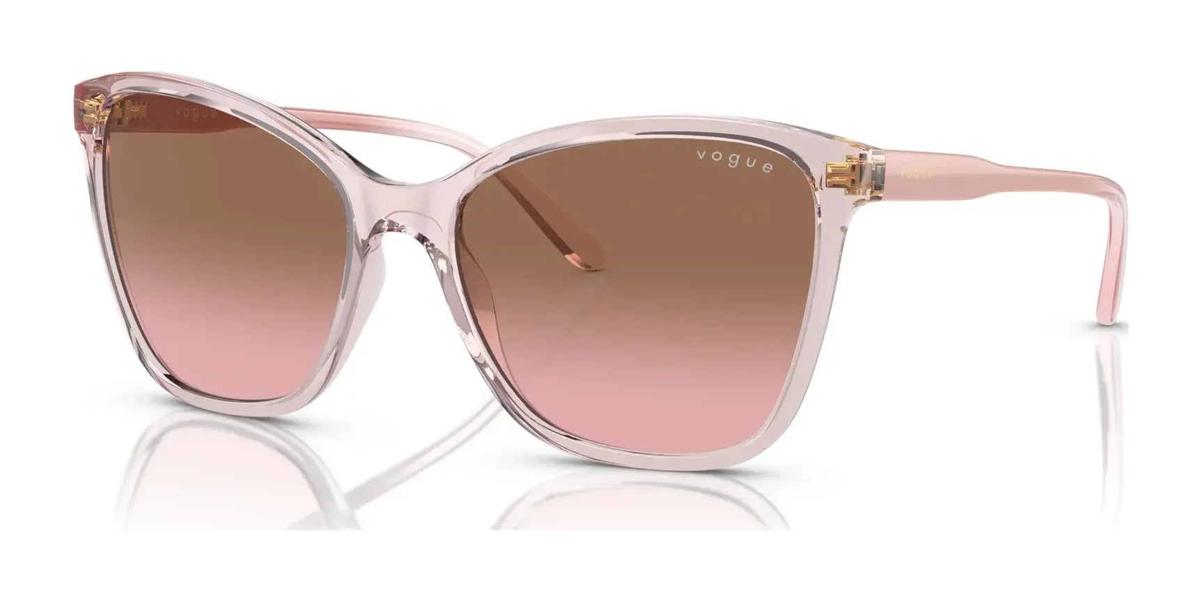 Vogue VO5520S Sunglasses Transparent Pink / Pink Gradient Brown