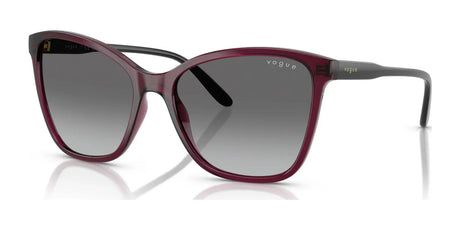 Vogue VO5520S Sunglasses Transparent Cherry / Gradient Grey