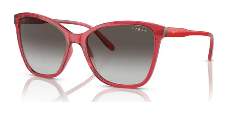 Vogue VO5520S Sunglasses Transparent Red / Grey Gradient