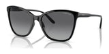 Vogue VO5520S Sunglasses Black / Gradient Grey (Polarized)