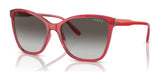 Vogue VO5520SF Sunglasses Transparent Red / Grey Gradient