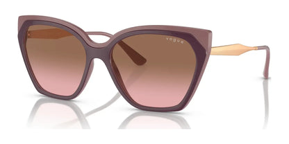 Vogue VO5521S Sunglasses Top Red Purple / Old Pink / Pink Gradient Brown