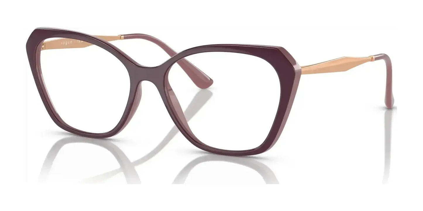 Vogue VO5522 Eyeglasses Top Red Purple / Old Pink