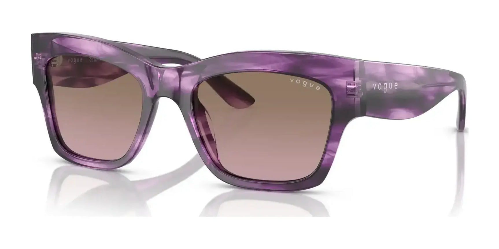 Vogue VO5524SF Sunglasses Purple Havana / Violet Gradient Brown