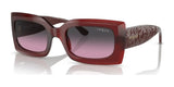 Vogue VO5526S Sunglasses Opal Red / Violet Gradient Grey