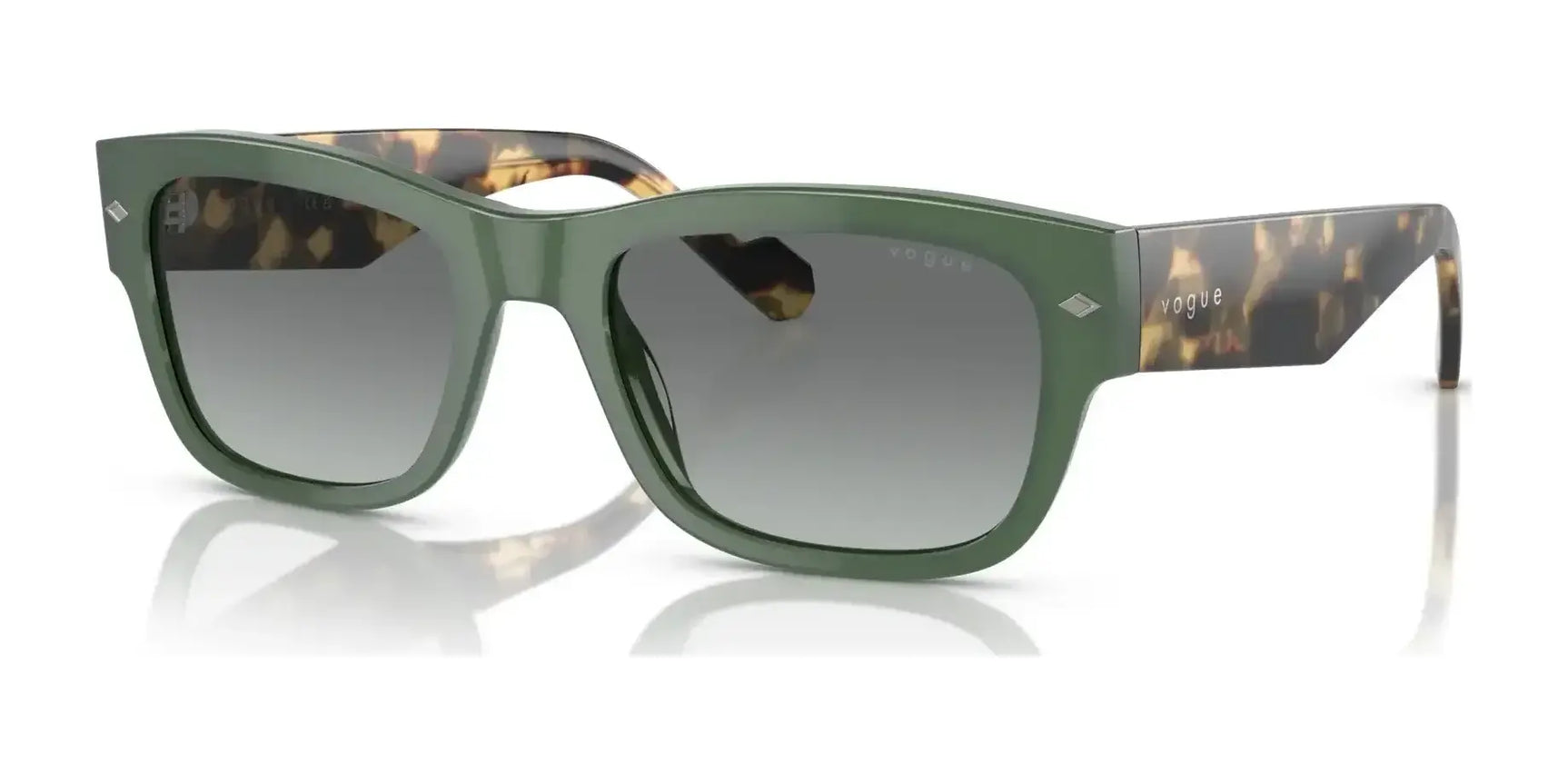 Vogue VO5530S Sunglasses Full Dusty Green / Grey Gradient