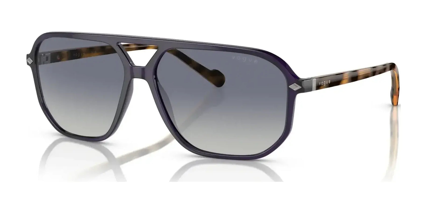 Vogue VO5531S Sunglasses Transparent Dark Blue / Grey Gradient Dark Blue