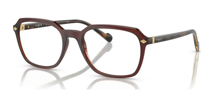 Vogue VO5532 Eyeglasses / Transparent Dark Brown №3110 / Size 52