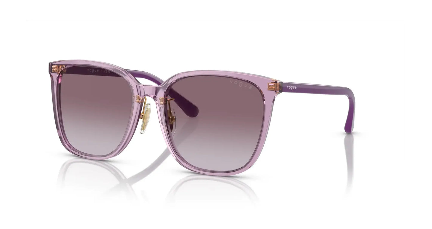 Vogue VO5537SD Sunglasses Transparent Violet / Violet Gradient