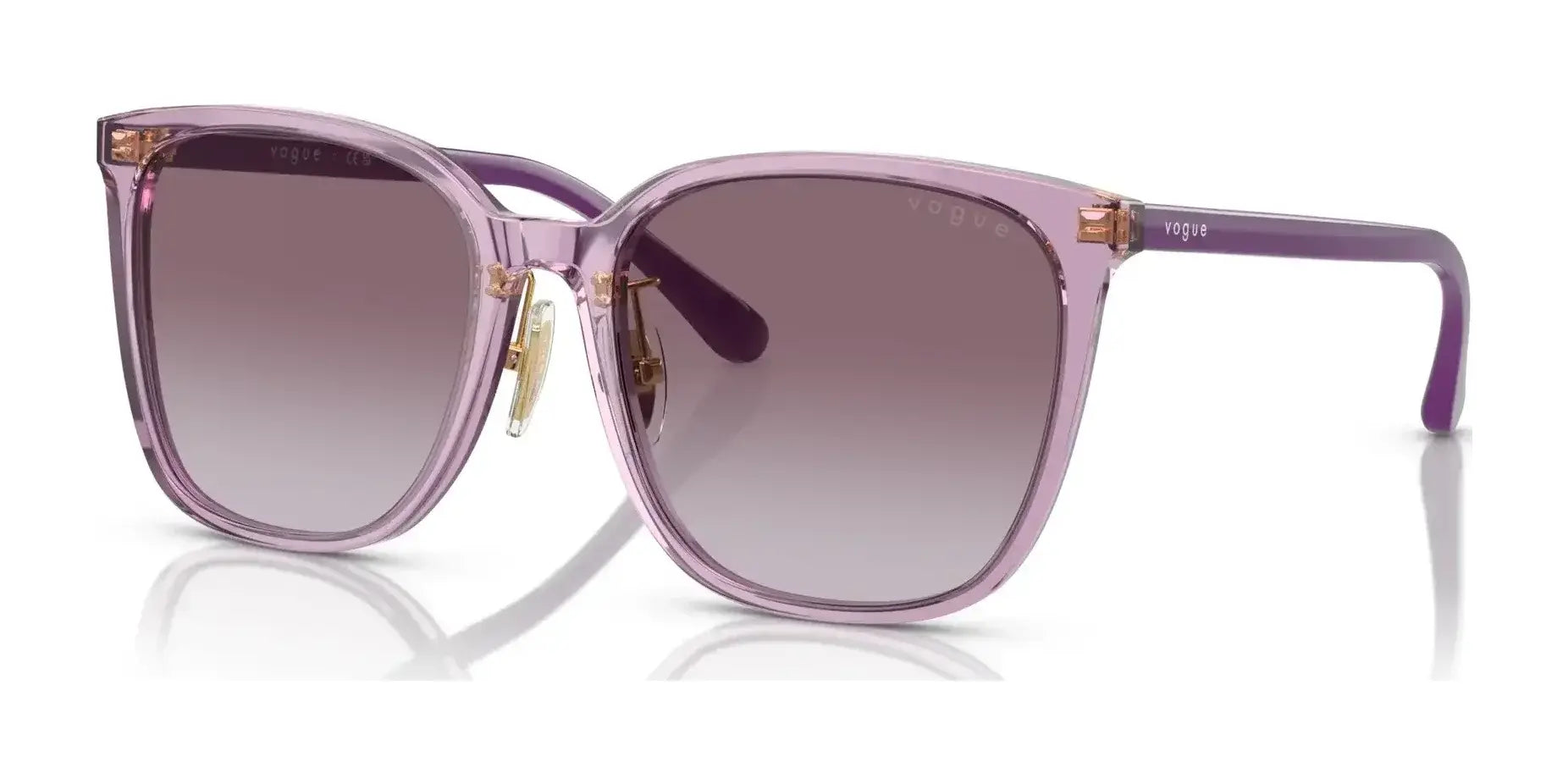 Vogue VO5537SD Sunglasses Transparent Violet / Violet Gradient