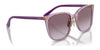 Vogue VO5537SD Sunglasses | Size 58 / Transparent / Pink Gradient Dark Violet (2N 25.5%) №W74536