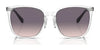 Vogue VO5537SD Sunglasses | Size 58 / Transparent / Pink Gradient Dark Violet (2N 25.5%) №W74536