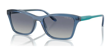 Vogue VO5551S Sunglasses Transparent Blue / Grey Gradient Blue