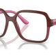 Top Bordeaux/Transparent Fuchsia №3154