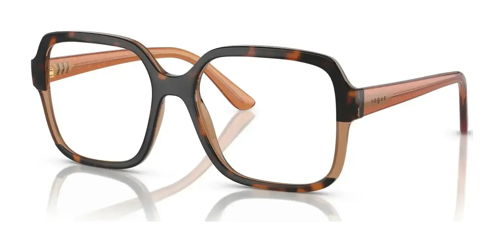 Vogue VO5555F Eyeglasses Top Havana / Transparent Brown