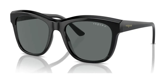 Vogue VO5557S Sunglasses | Size 54 / Black / Dark Grey (Polarized) (3P 10%) №W44/81