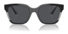 Vogue VO5558S Sunglasses | Size 55 / Brown/Transparent Rose Glitter / Grey Gradient Brown (Polarized) (3P 14%) №3136T5