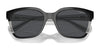 Vogue VO5558S Sunglasses | Size 55 / Brown/Transparent Rose Glitter / Grey Gradient Brown (Polarized) (3P 14%) №3136T5