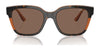 Vogue VO5558S Sunglasses | Size 55 / Brown/Transparent Rose Glitter / Grey Gradient Brown (Polarized) (3P 14%) №3136T5