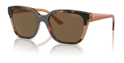 Vogue VO5558SF Sunglasses Top Havana / Transparent Brown / Dark Brown