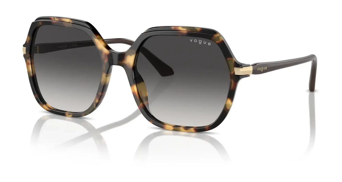 Vogue VO5561S Sunglasses Yellow Tortoise / Grey Gradient Black