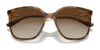 Vogue VO5564S Sunglasses | Size 54 / Transparent Brown / Grey Gradient Brown (Polarized) (3P 14%) №2940T5