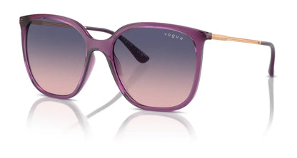 Vogue VO5564S Sunglasses Transparent Violet / Pink Gradient Blue