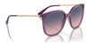 Vogue VO5564S Sunglasses | Size 54 / Transparent Brown / Grey Gradient Brown (Polarized) (3P 14%) №2940T5