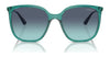 Vogue VO5564S Sunglasses | Size 54 / Transparent Brown / Grey Gradient Brown (Polarized) (3P 14%) №2940T5