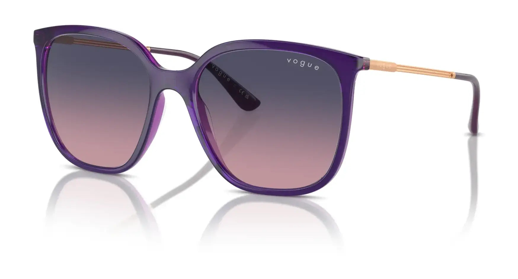 Vogue VO5564SF Sunglasses Transparent Violet / Pink Gradient Blue