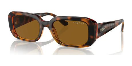 Vogue VO5565S Sunglasses Dark Havana / Dark Brown (Polarized)