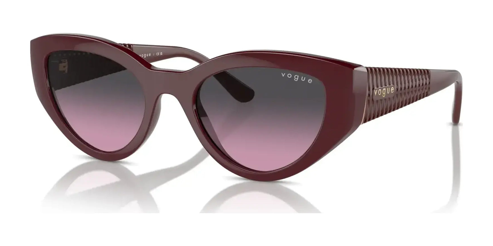 Vogue VO5566S Sunglasses Full Bordeaux / Violet Gradient Grey