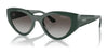 Vogue VO5566S Sunglasses | Size 52 / Full Dark Green / Grey Gradient Black (3N 15.6%) №31228G