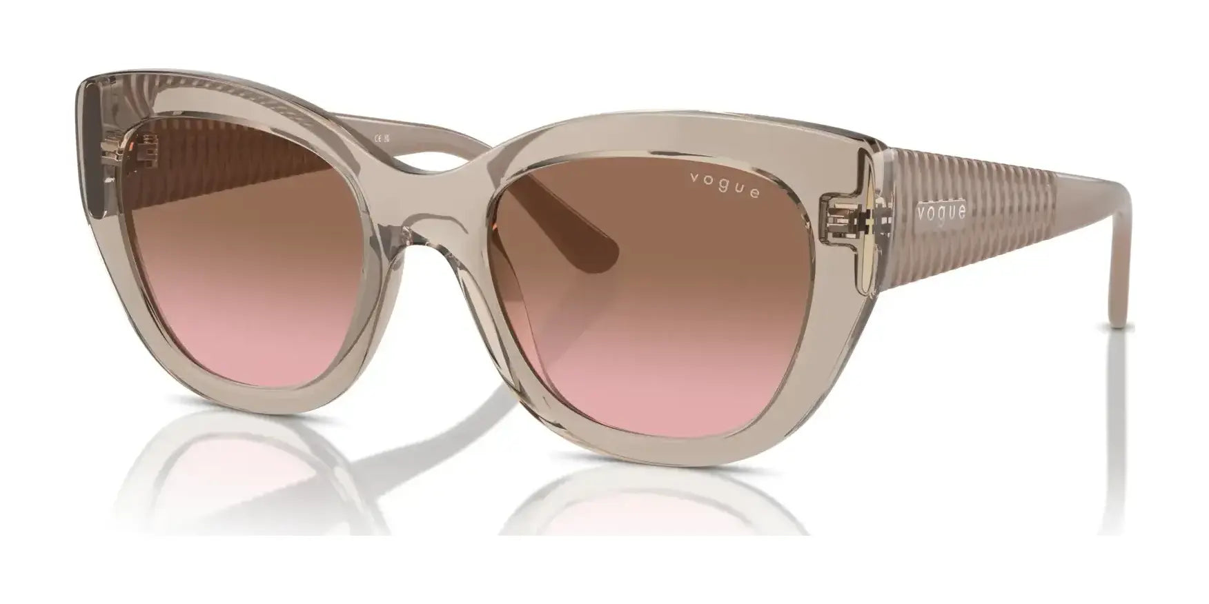 Vogue VO5567S Sunglasses Transparent Caramel / Pink Gradient Brown