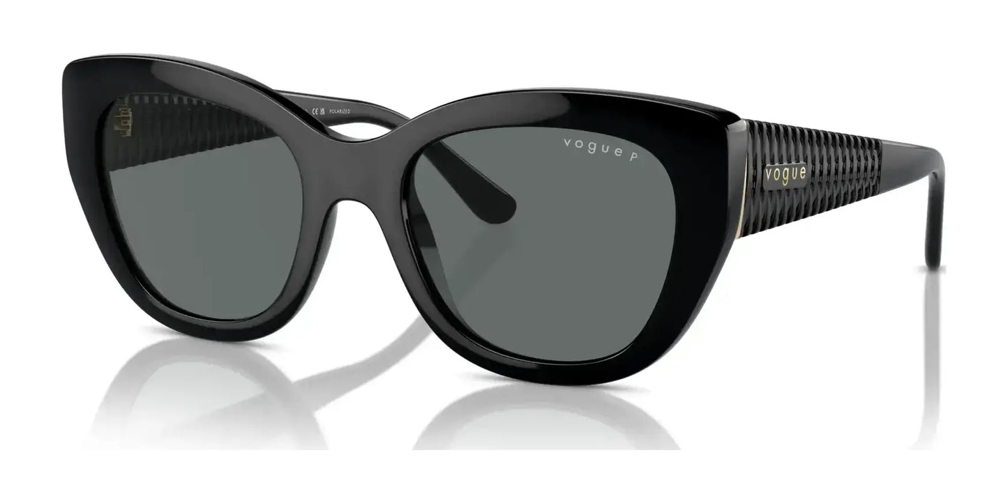 Vogue VO5567S Sunglasses Black / Dark Grey Polarized