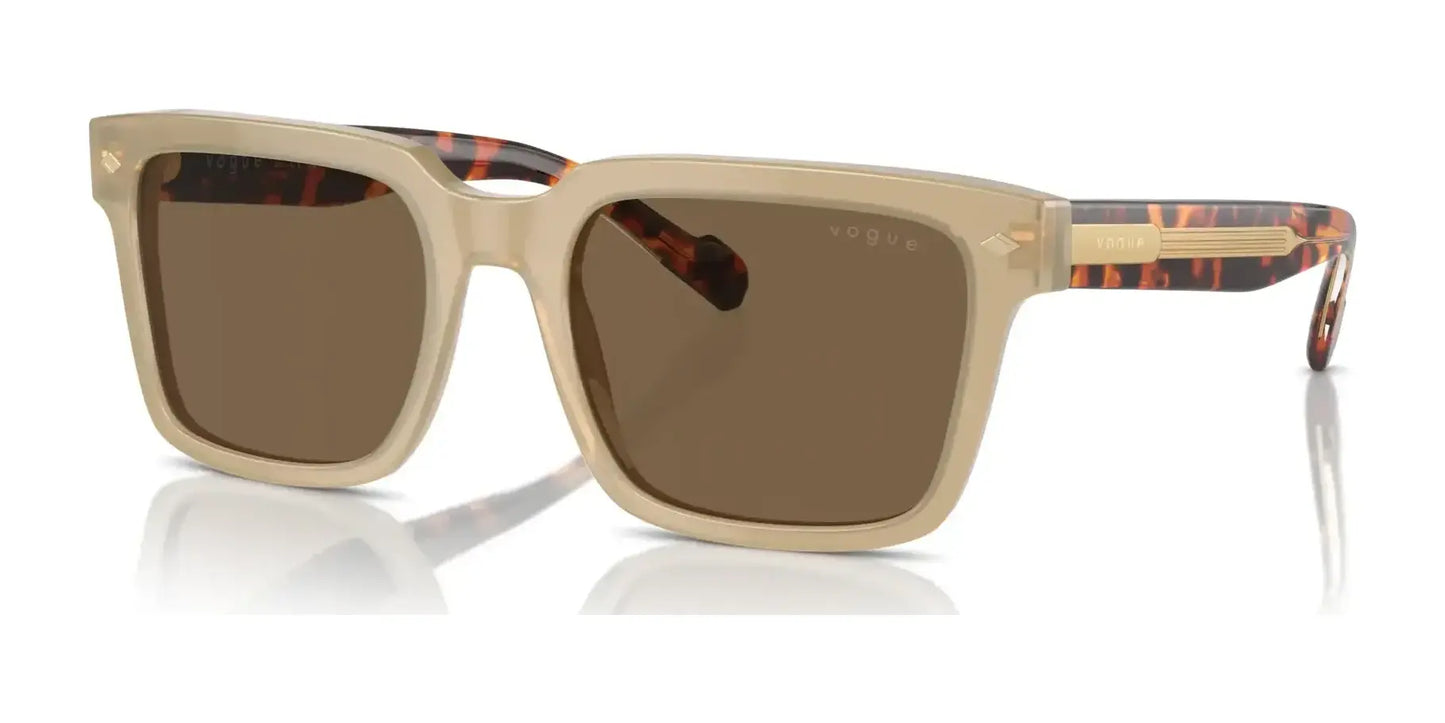 Vogue VO5573S Sunglasses Opal Beige / Dark Brown