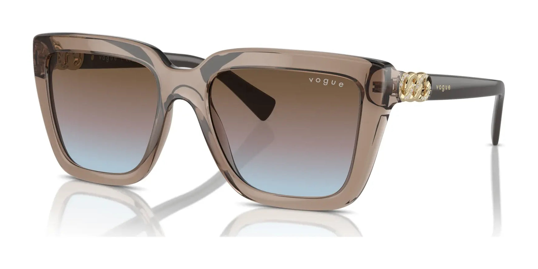 Vogue VO5575SB Sunglasses Transparent Brown / Azure Gradient Pink Gradient Brown