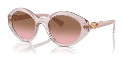 Vogue VO5576SB Sunglasses Transparent Pink / Pink Gradient Brown