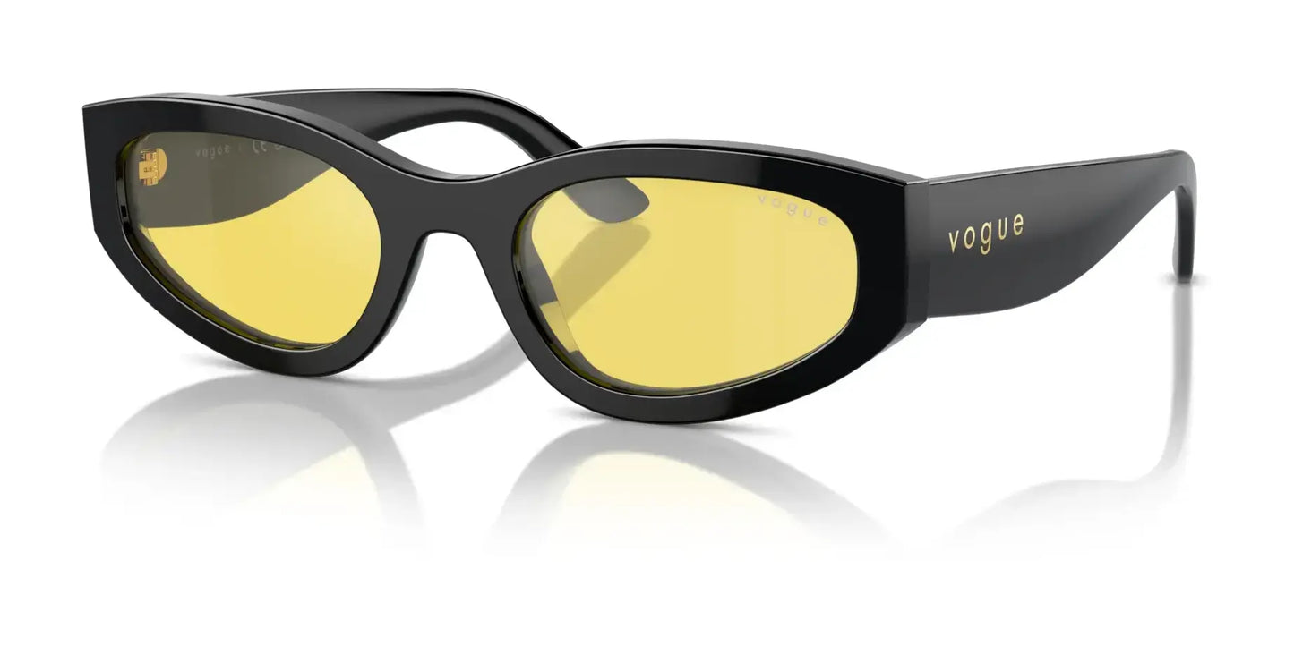Vogue VO5585S Sunglasses Black / Yellow Flash Silver