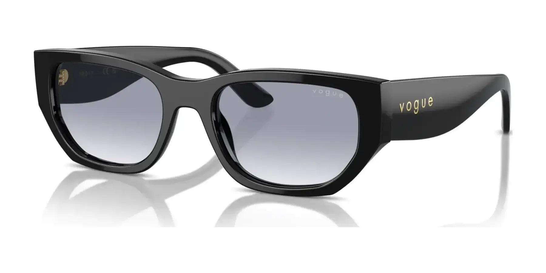 Vogue VO5586S Sunglasses Black / Clear Gradient Blue