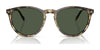 Vogue VO5599S Sunglasses | Size 53 / Transparent Brown / Blue (Polarized) (2P 20.3%) №31894Y