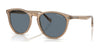 Vogue VO5599S Sunglasses | Size 53 / Transparent Brown / Blue (Polarized) (2P 20.3%) №31894Y