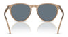 Vogue VO5599S Sunglasses | Size 53 / Transparent Brown / Blue (Polarized) (2P 20.3%) №31894Y