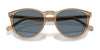 Vogue VO5599S Sunglasses | Size 53 / Transparent Brown / Blue (Polarized) (2P 20.3%) №31894Y