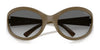 Vogue VO5606S Sunglasses | Size 65 / Dark Havana / Gradient Brown (Polarized) (3P 14%) №W656T5