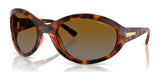 Vogue VO5606S Sunglasses Dark Havana / Gradient Brown (Polarized)