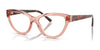 Vogue VO5610B Eyeglasses / Transparent Dark Pink №2864 / Size 52